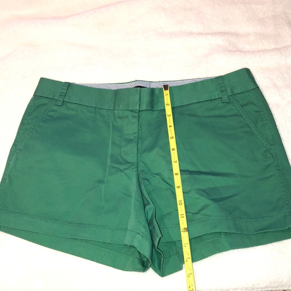 WORN ONCE J. Crew Chino Green Shorts - Picture 2 of 3